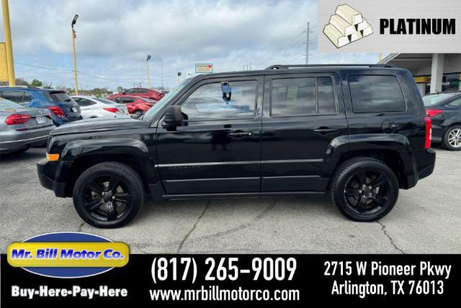 2015 Black Clearcoat Jeep Patriot Sport 2WD (1C4NJPBA1FD) with an 2.0L L4 DOHC 16V engine, located at 2715 W Pioneer Pkwy, Arlington, TX, 76013, (817) 265-9009, 32.710262, -97.153236 - Photo#0