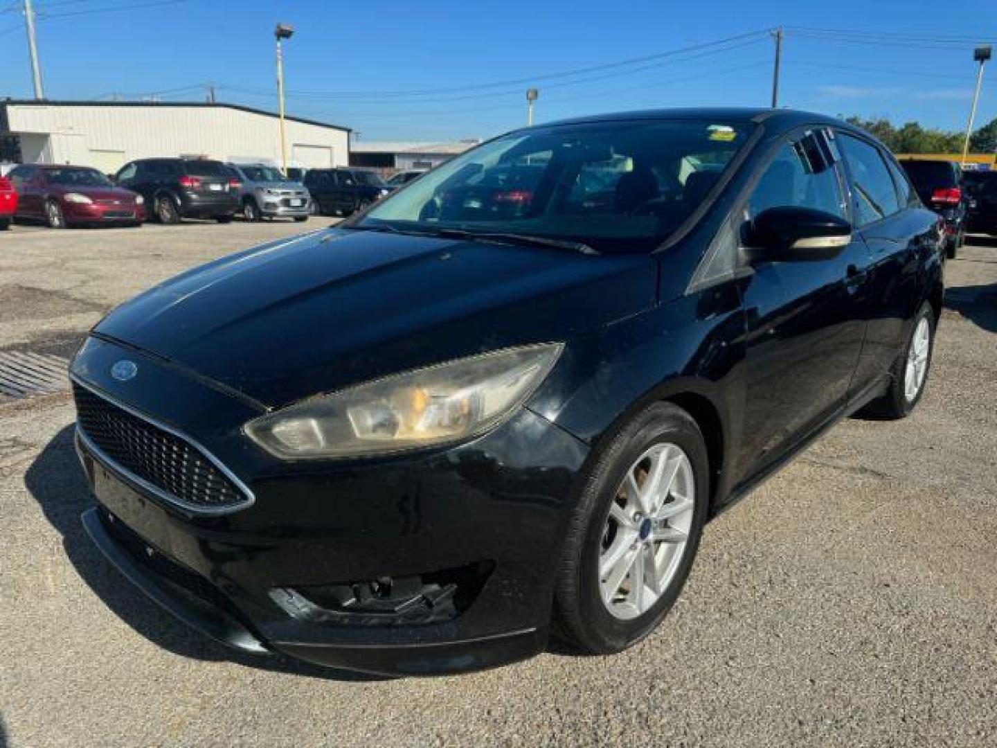 2017 BLACK Ford Focus SE Sedan (1FADP3F24HL) with an 2.0L L4 DOHC 16V engine, located at 2715 W Pioneer Pkwy, Arlington, TX, 76013, (817) 265-9009, 32.710262, -97.153236 - Photo#3