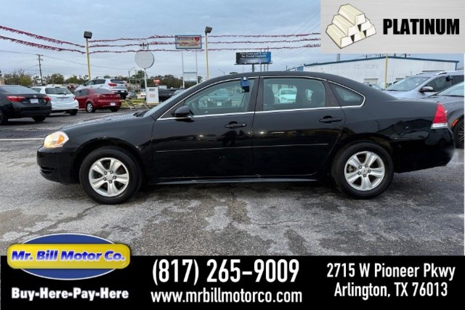 2013 GRAY Chevrolet Impala LS (Fleet) (2G1WF5E34D1) with an 3.6L V6 DOHC 16V FFV engine, 6-Speed Automatic transmission, located at 2715 W Pioneer Pkwy, Arlington, TX, 76013, (817) 265-9009, 32.710262, -97.153236- Photo#0