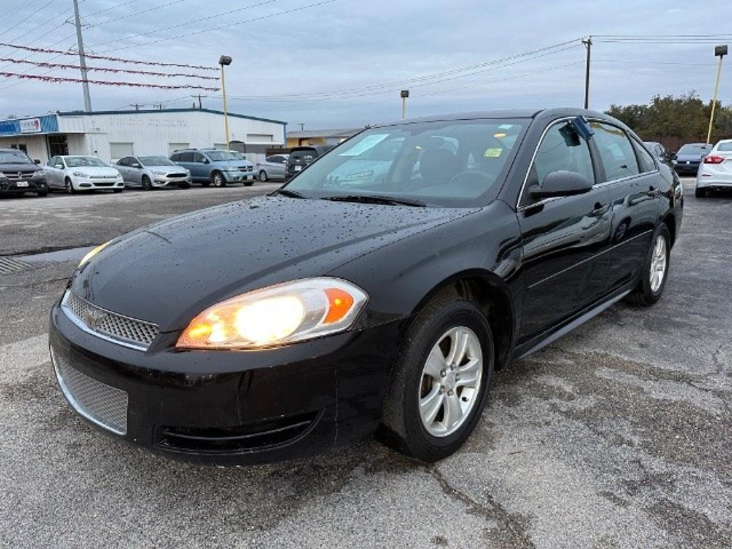 2013 GRAY Chevrolet Impala LS (Fleet) (2G1WF5E34D1) with an 3.6L V6 DOHC 16V FFV engine, 6-Speed Automatic transmission, located at 2715 W Pioneer Pkwy, Arlington, TX, 76013, (817) 265-9009, 32.710262, -97.153236- Photo#2