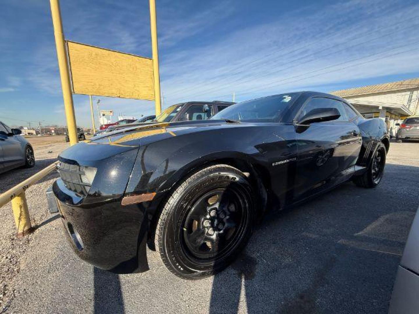 2012 Black Chevrolet Camaro LS Coupe (2G1FA1E32C9) with an 3.6L V6 DOHC 24V FFV engine, 6-Speed Automatic transmission, located at 2715 W Pioneer Pkwy, Arlington, TX, 76013, (817) 265-9009, 32.710262, -97.153236 - Photo#1