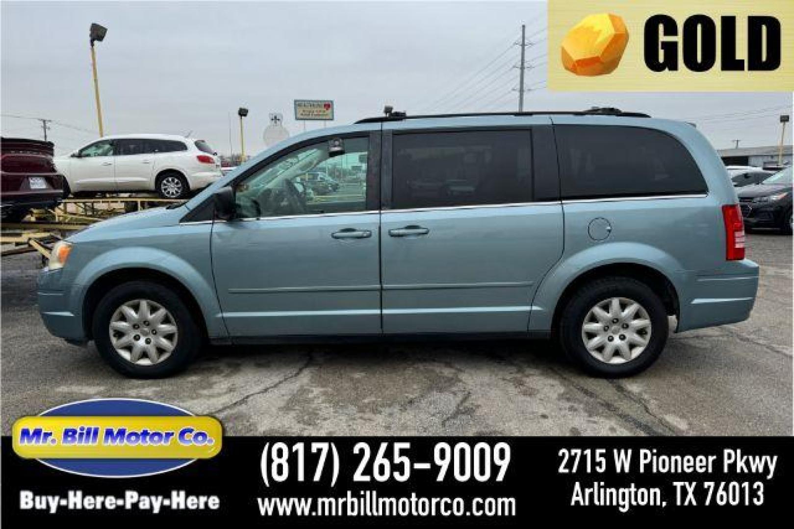 2010 BLUE Chrysler Town and Country LX (2A4RR4DE1AR) with an 3.3L V6 OHV 12V engine, 4-Speed Automatic transmission, located at 2715 W Pioneer Pkwy, Arlington, TX, 76013, (817) 265-9009, 32.710262, -97.153236 - Photo#0