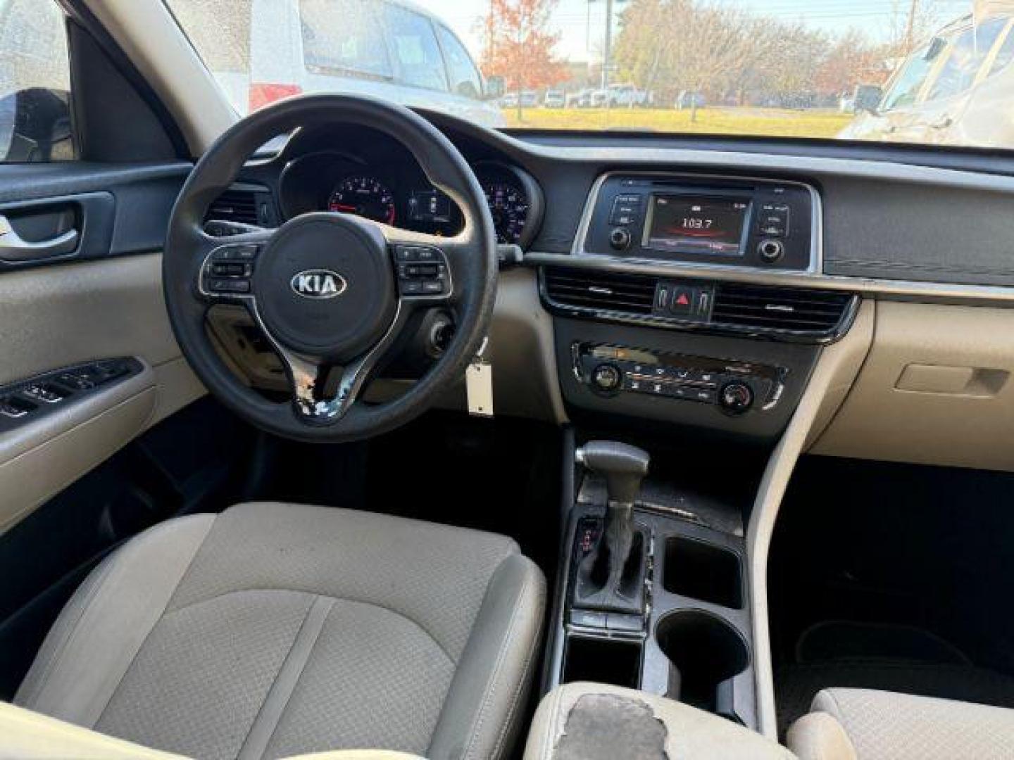 2016 GRAY Kia Optima LX (KNAGT4L35G5) with an 2.4L L4 DOHC 16V engine, 6-Speed Automatic transmission, located at 2715 W Pioneer Pkwy, Arlington, TX, 76013, (817) 265-9009, 32.710262, -97.153236 - Photo#13