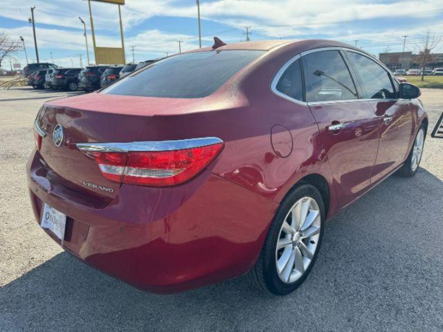 2012 RED Buick Verano Convenience (1G4PR5SK4C4) with an 2.4L L4 DOHC 16V FFV engine, 6-Speed Automatic transmission, located at 2715 W Pioneer Pkwy, Arlington, TX, 76013, (817) 265-9009, 32.710262, -97.153236 - Photo#5