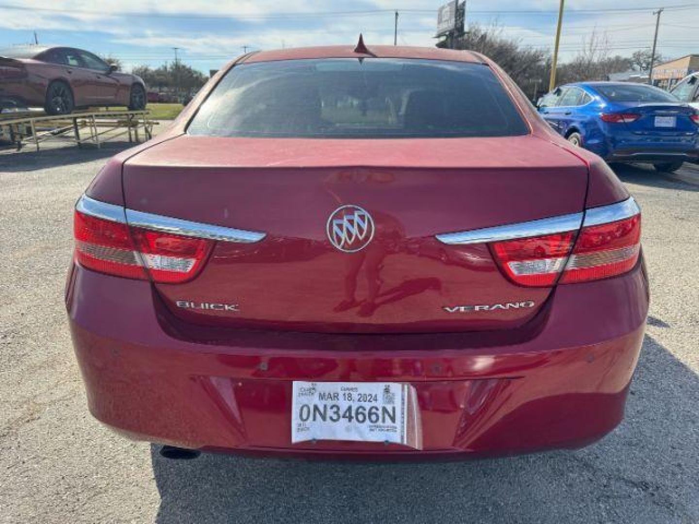 2012 RED Buick Verano Convenience (1G4PR5SK4C4) with an 2.4L L4 DOHC 16V FFV engine, 6-Speed Automatic transmission, located at 2715 W Pioneer Pkwy, Arlington, TX, 76013, (817) 265-9009, 32.710262, -97.153236 - Photo#6