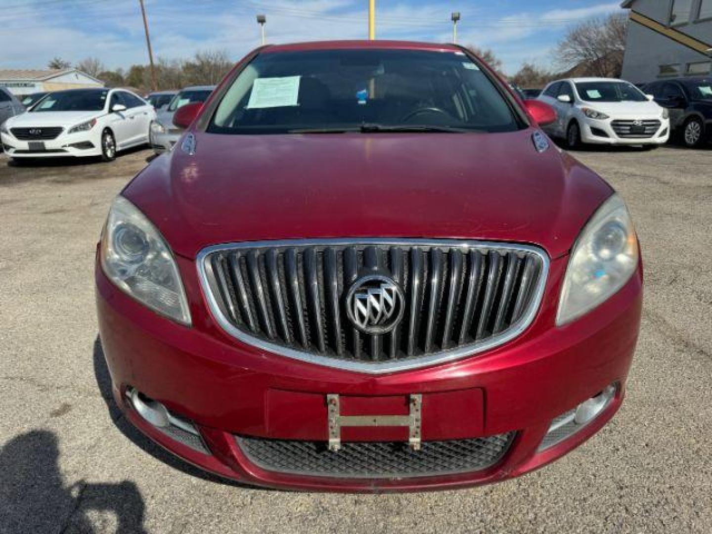 2012 RED Buick Verano Convenience (1G4PR5SK4C4) with an 2.4L L4 DOHC 16V FFV engine, 6-Speed Automatic transmission, located at 2715 W Pioneer Pkwy, Arlington, TX, 76013, (817) 265-9009, 32.710262, -97.153236 - Photo#3