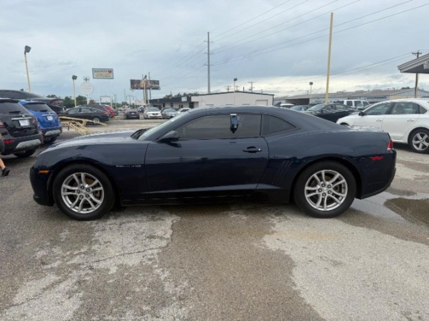 2015 BLACK Chevrolet Camaro 2LS Coupe (2G1FB1E3XF9) with an 3.6L V6 DOHC 24V FFV engine, 6-Speed Automatic transmission, located at 2715 W Pioneer Pkwy, Arlington, TX, 76013, (817) 265-9009, 32.710262, -97.153236- Photo#1