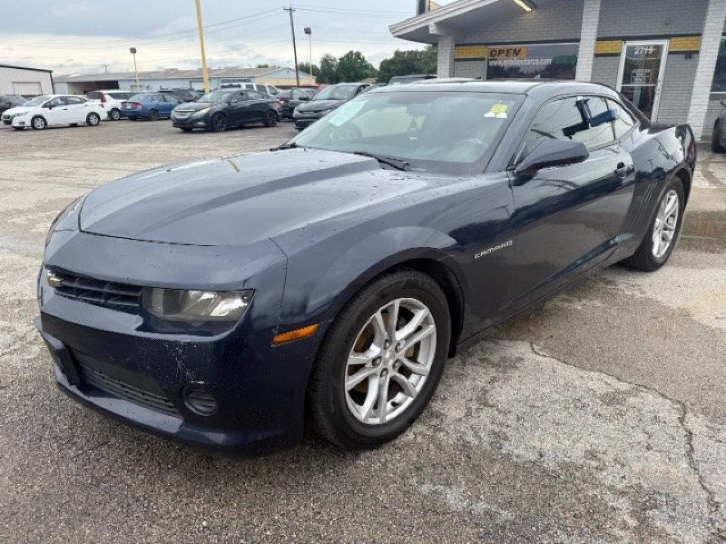 2015 BLACK Chevrolet Camaro 2LS Coupe (2G1FB1E3XF9) with an 3.6L V6 DOHC 24V FFV engine, 6-Speed Automatic transmission, located at 2715 W Pioneer Pkwy, Arlington, TX, 76013, (817) 265-9009, 32.710262, -97.153236- Photo#2