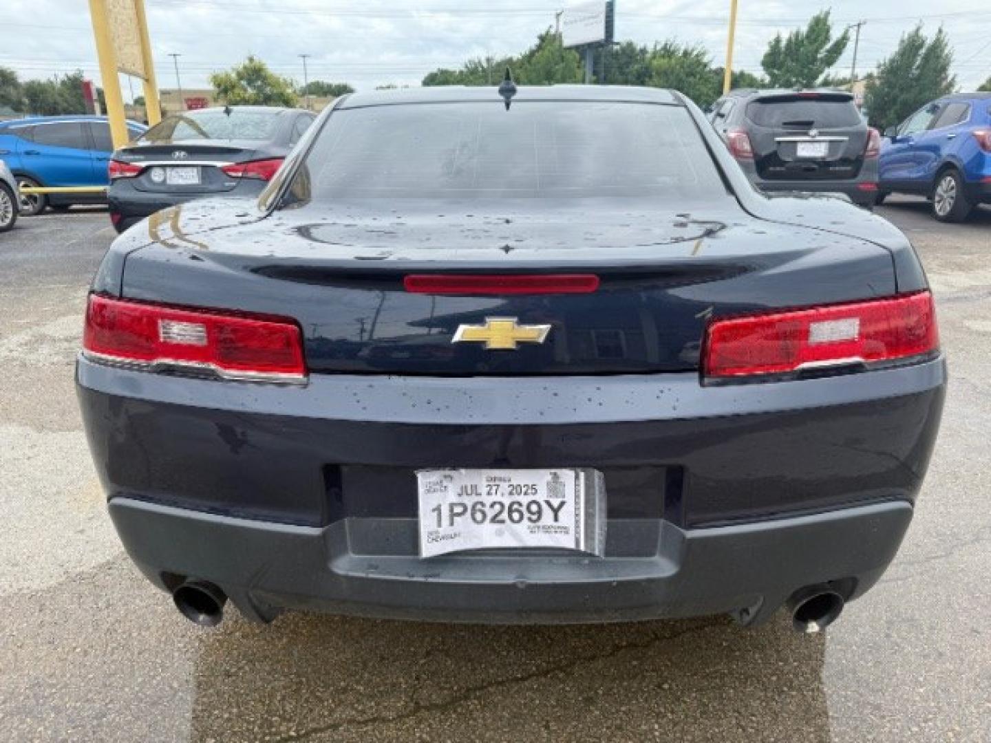 2015 BLACK Chevrolet Camaro 2LS Coupe (2G1FB1E3XF9) with an 3.6L V6 DOHC 24V FFV engine, 6-Speed Automatic transmission, located at 2715 W Pioneer Pkwy, Arlington, TX, 76013, (817) 265-9009, 32.710262, -97.153236- Photo#7