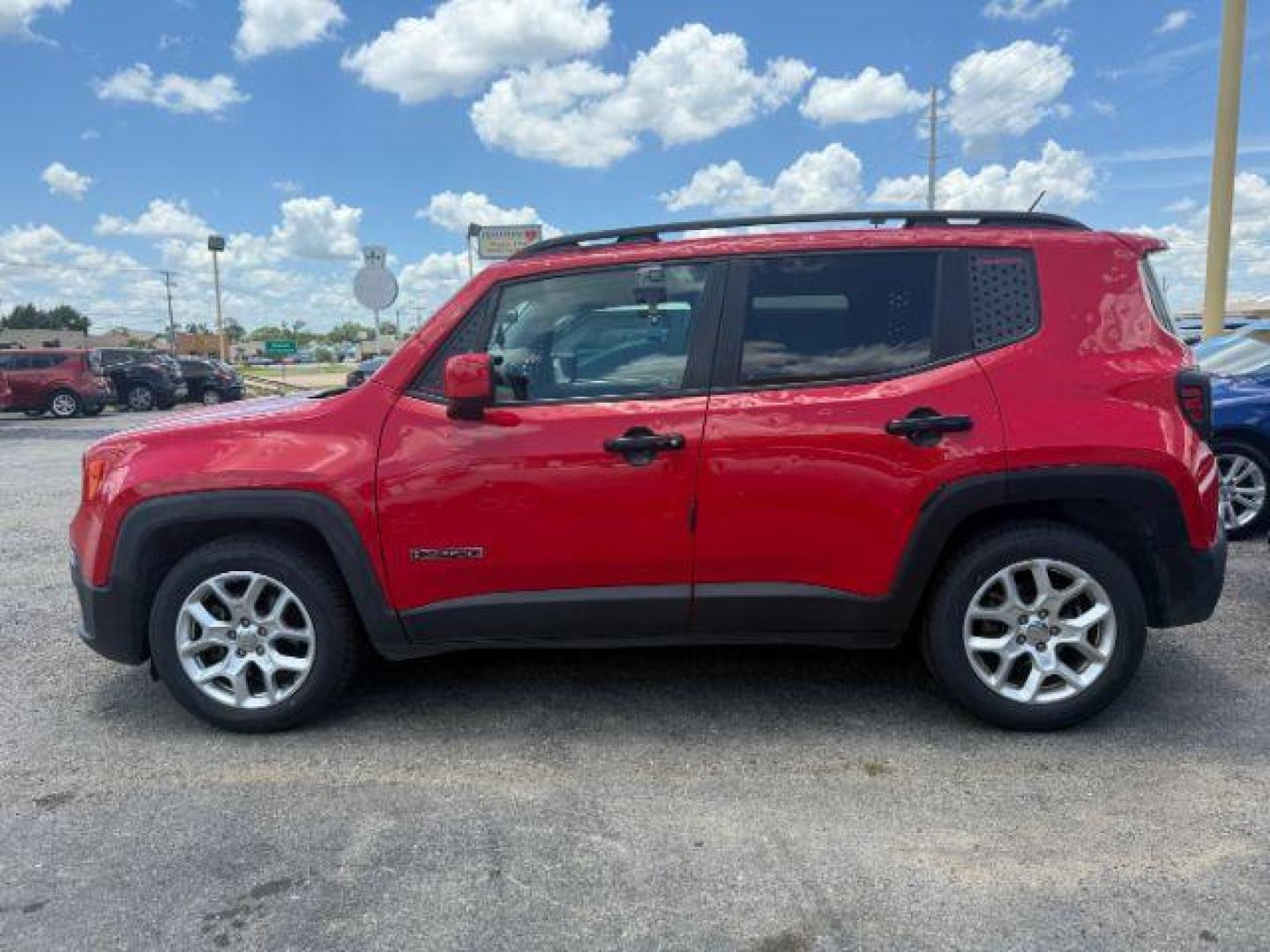 2017 Colorado Red Jeep Renegade Latitude FWD (ZACCJABB1HP) with an 2.4L L4 DOHC 16V engine, 6-Speed Manual transmission, located at 2715 W Pioneer Pkwy, Arlington, TX, 76013, (817) 265-9009, 32.710262, -97.153236 - Photo#2