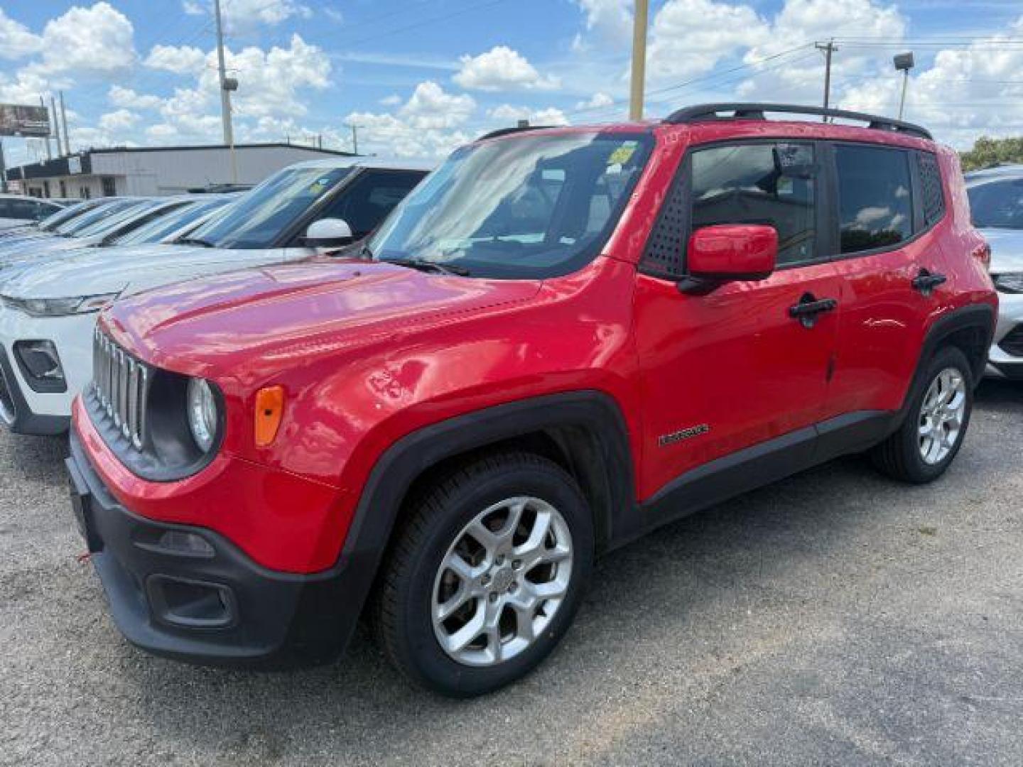 2017 Colorado Red Jeep Renegade Latitude FWD (ZACCJABB1HP) with an 2.4L L4 DOHC 16V engine, 6-Speed Manual transmission, located at 2715 W Pioneer Pkwy, Arlington, TX, 76013, (817) 265-9009, 32.710262, -97.153236 - Photo#3