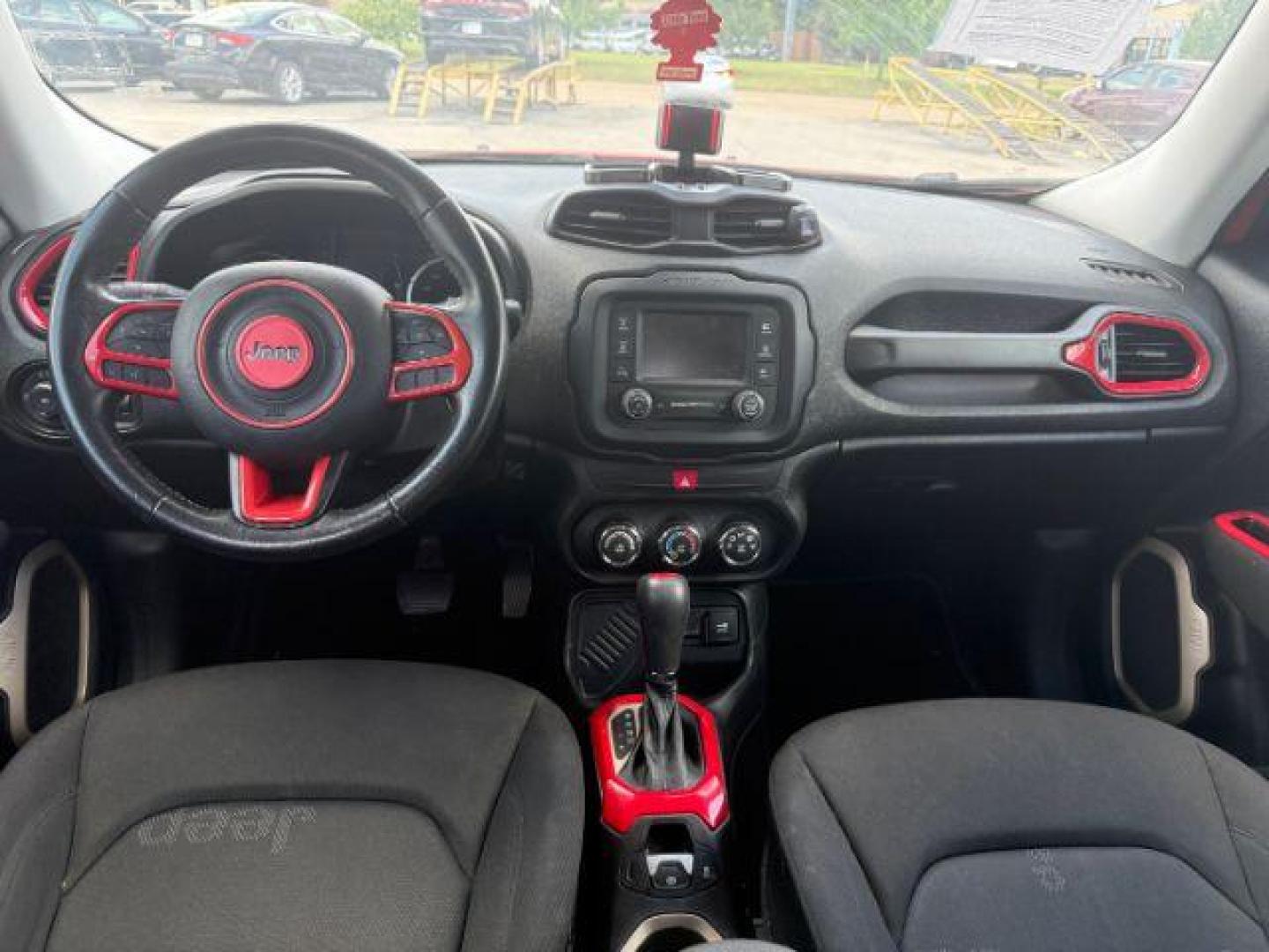 2017 Colorado Red Jeep Renegade Latitude FWD (ZACCJABB1HP) with an 2.4L L4 DOHC 16V engine, 6-Speed Manual transmission, located at 2715 W Pioneer Pkwy, Arlington, TX, 76013, (817) 265-9009, 32.710262, -97.153236 - Photo#12
