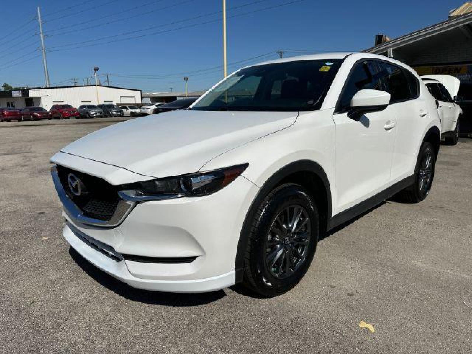 2019 WHITE Mazda CX-5 Sport (JM3KFABM5K0) with an 2.5L L4 DOHC 16V engine, 6-Speed Automatic transmission, located at 2715 W Pioneer Pkwy, Arlington, TX, 76013, (817) 265-9009, 32.710262, -97.153236 - Photo #4