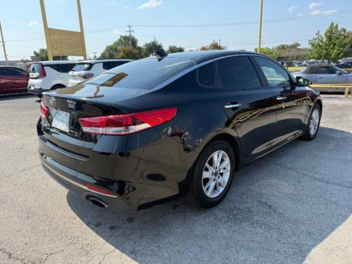 2018 BLACK Kia Optima LX (5XXGT4L32JG) with an 2.4L L4 DOHC 16V engine, 6-Speed Automatic transmission, located at 2715 W Pioneer Pkwy, Arlington, TX, 76013, (817) 265-9009, 32.710262, -97.153236 - Photo#6