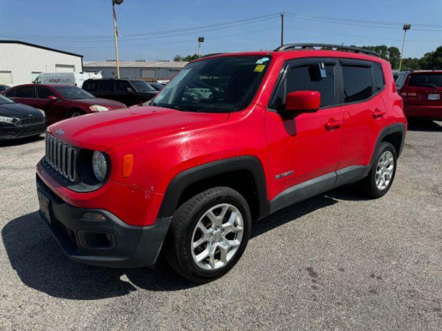 2016 RED Jeep Renegade Latitude 4WD (ZACCJBBT1GP) with an 2.4L L4 DOHC 16V engine, 6-Speed Manual transmission, located at 2715 W Pioneer Pkwy, Arlington, TX, 76013, (817) 265-9009, 32.710262, -97.153236 - Photo#2