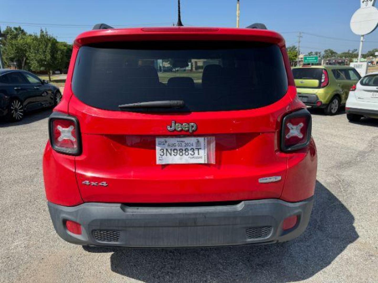 2016 RED Jeep Renegade Latitude 4WD (ZACCJBBT1GP) with an 2.4L L4 DOHC 16V engine, 6-Speed Manual transmission, located at 2715 W Pioneer Pkwy, Arlington, TX, 76013, (817) 265-9009, 32.710262, -97.153236 - Photo#7