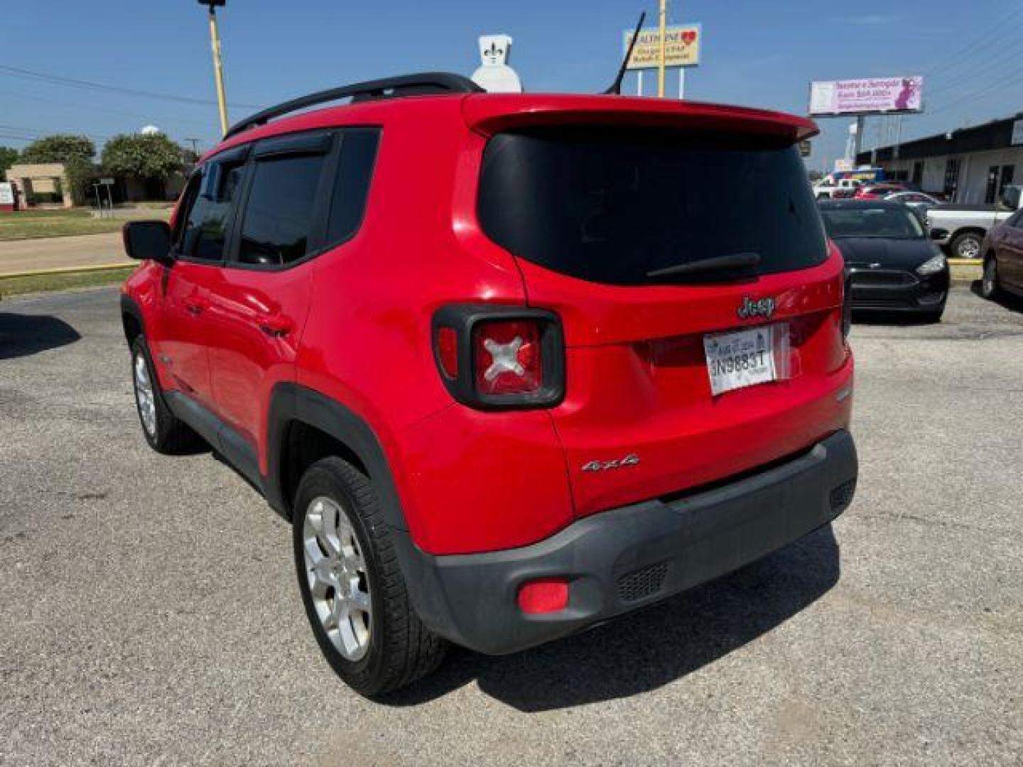 2016 RED Jeep Renegade Latitude 4WD (ZACCJBBT1GP) with an 2.4L L4 DOHC 16V engine, 6-Speed Manual transmission, located at 2715 W Pioneer Pkwy, Arlington, TX, 76013, (817) 265-9009, 32.710262, -97.153236 - Photo#8
