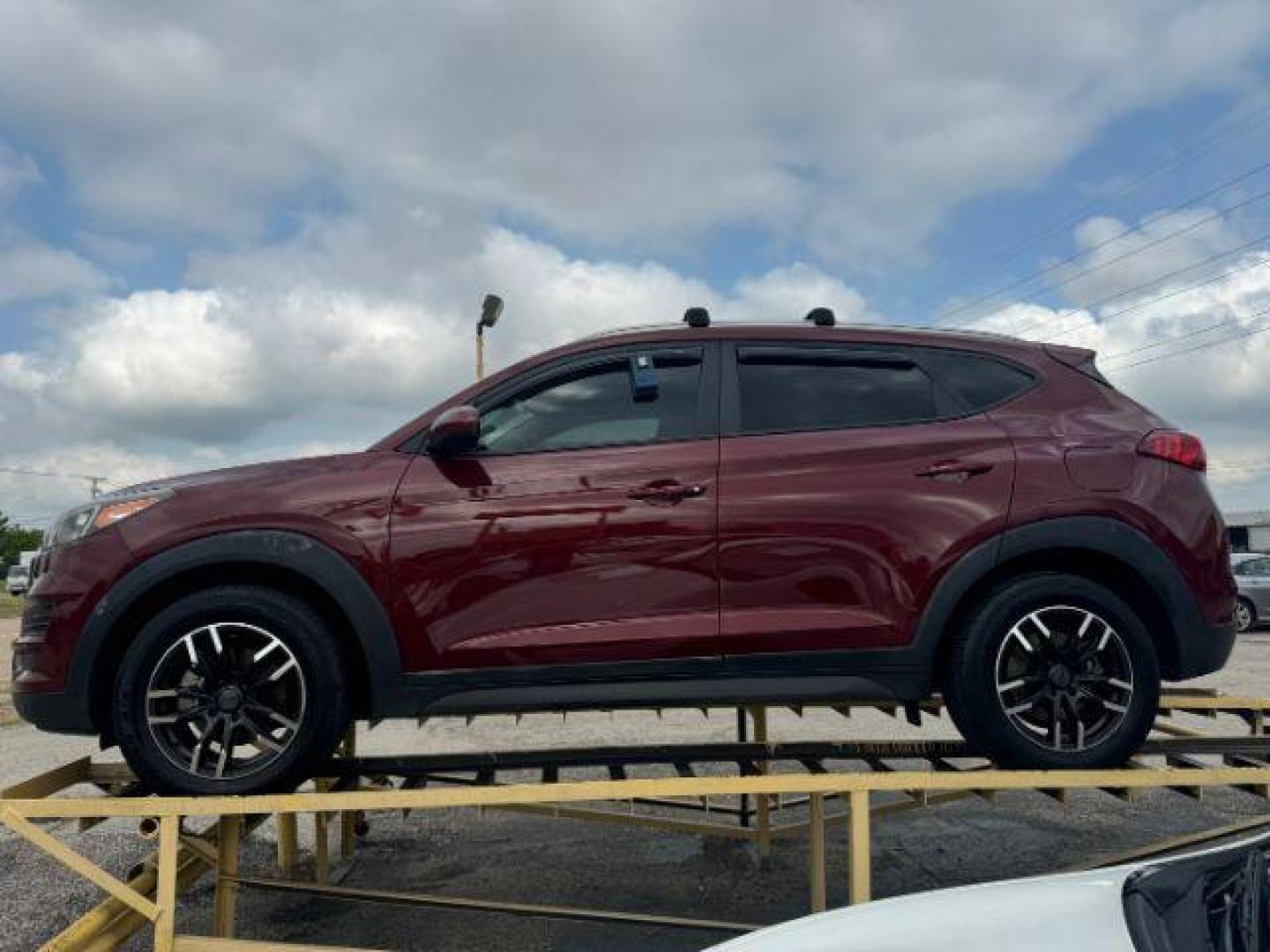2019 MAROON Hyundai Tucson Value (KM8J33A40KU) with an 2.0L L4 DOHC 16V engine, 6-Speed Automatic transmission, located at 2715 W Pioneer Pkwy, Arlington, TX, 76013, (817) 265-9009, 32.710262, -97.153236 - Photo#2