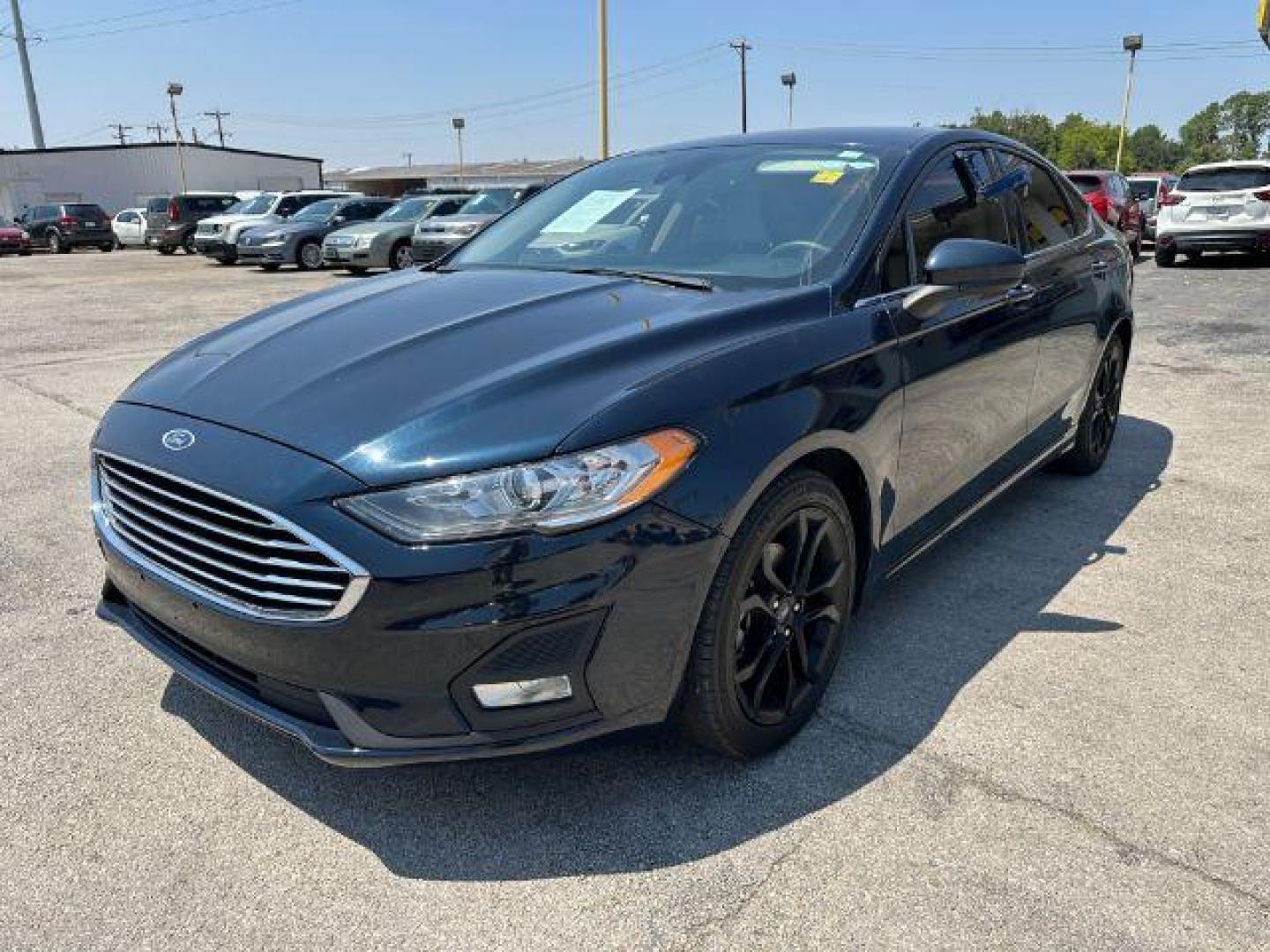 2020 Blue Ford Fusion SE (3FA6P0HD9LR) with an 1.5L L4 DOHC 16V engine, 6-Speed Automatic transmission, located at 2715 W Pioneer Pkwy, Arlington, TX, 76013, (817) 265-9009, 32.710262, -97.153236 - Photo#3