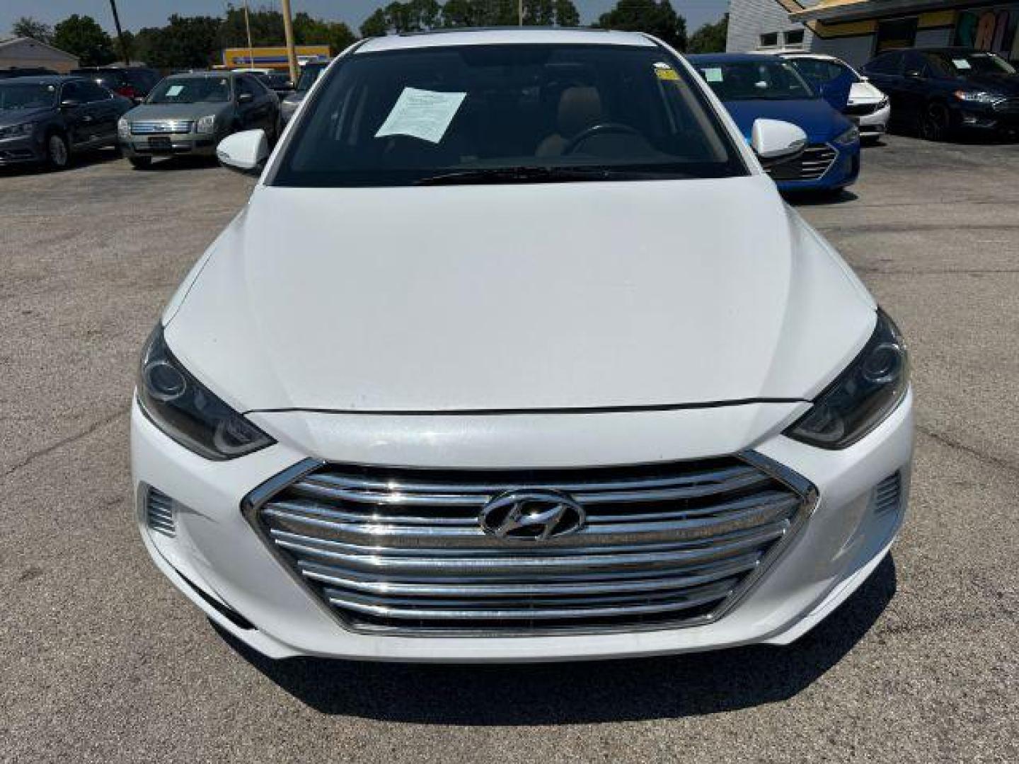 2017 WHITE Hyundai Elantra Limited (5NPD84LF3HH) with an 1.8L L4 DOHC 16V engine, 6-Speed Automatic transmission, located at 2715 W Pioneer Pkwy, Arlington, TX, 76013, (817) 265-9009, 32.710262, -97.153236 - Photo#4
