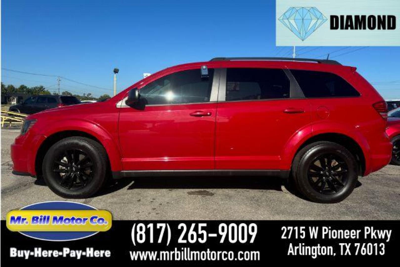 2020 RED Dodge Journey SE Value (3C4PDCAB5LT) with an 2.4L L4 DOHC 16V engine, 6-Speed Automatic transmission, located at 2715 W Pioneer Pkwy, Arlington, TX, 76013, (817) 265-9009, 32.710262, -97.153236 - Photo#0