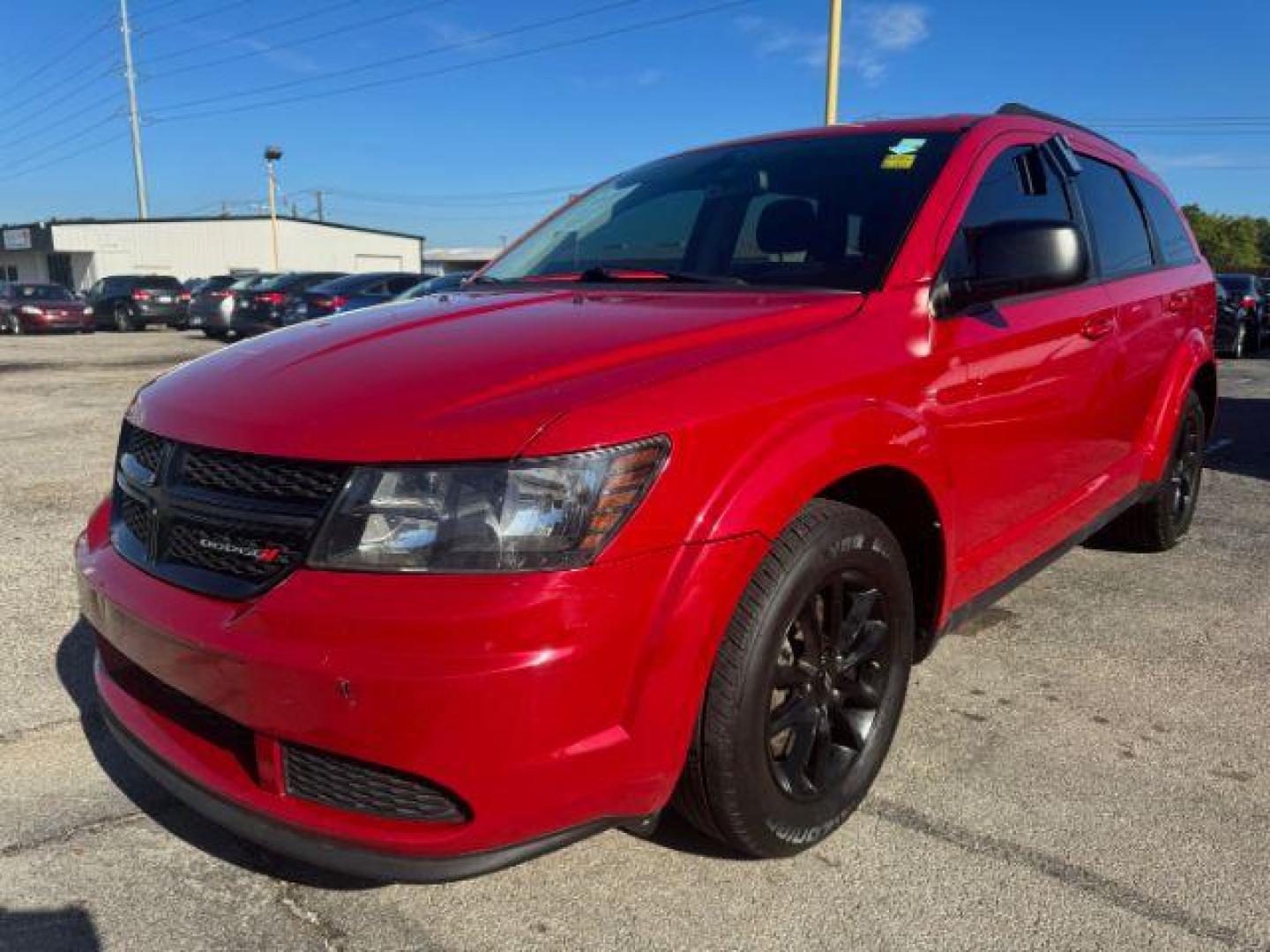 2020 RED Dodge Journey SE Value (3C4PDCAB5LT) with an 2.4L L4 DOHC 16V engine, 6-Speed Automatic transmission, located at 2715 W Pioneer Pkwy, Arlington, TX, 76013, (817) 265-9009, 32.710262, -97.153236 - Photo#3