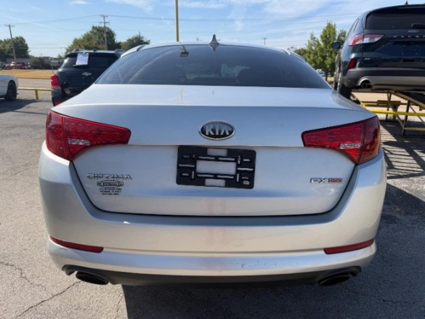 2013 SILVER Kia Optima EX (5XXGN4A76DG) with an 2.4L L4 DOHC 16V engine, 6-Speed Automatic transmission, located at 2715 W Pioneer Pkwy, Arlington, TX, 76013, (817) 265-9009, 32.710262, -97.153236- Photo#7