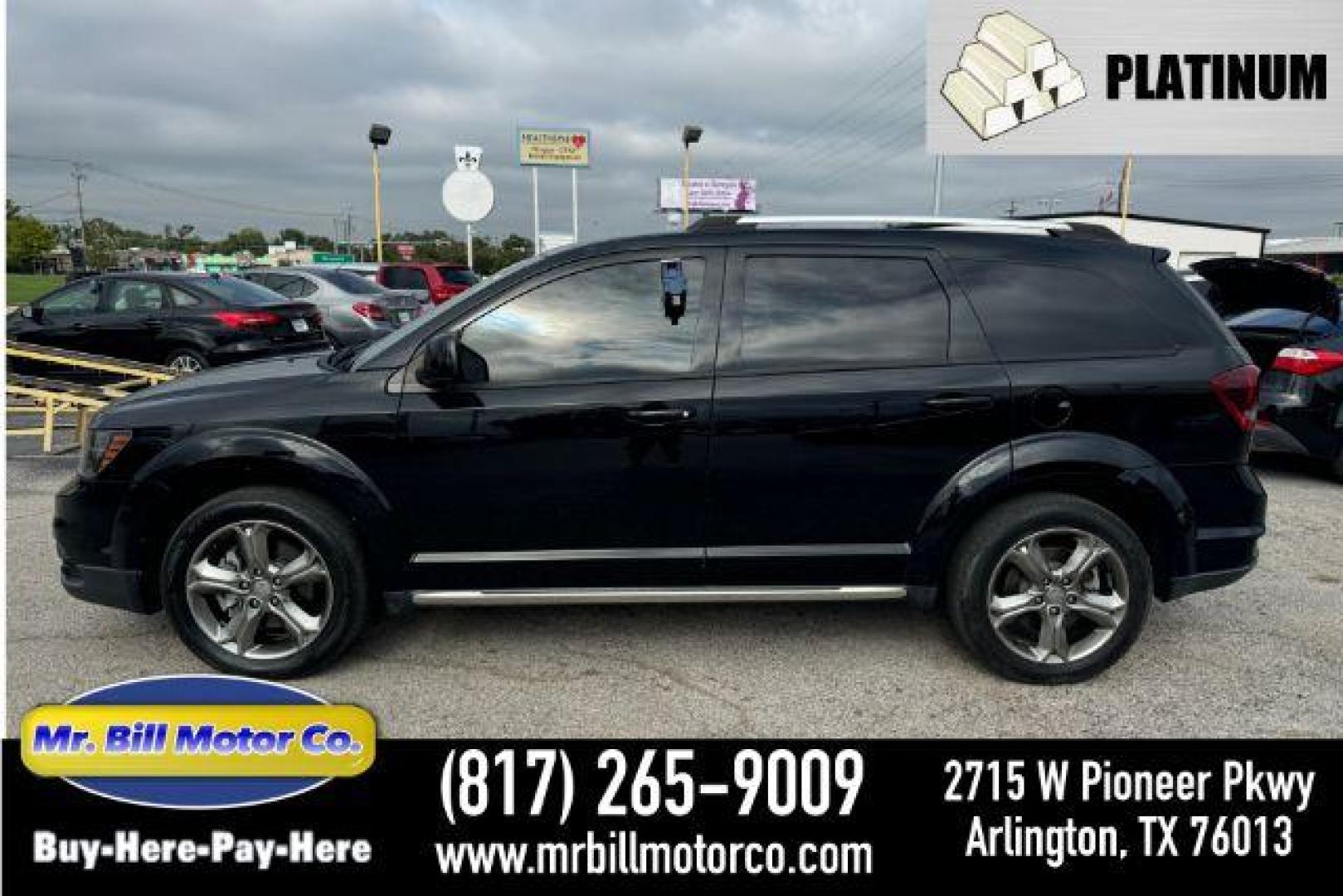 2016 Dodge Journey Crossroad Plus FWD (3C4PDCGB0GT) with an 2.4L L4 DOHC 16V engine, 4-Speed Automatic transmission, located at 2715 W Pioneer Pkwy, Arlington, TX, 76013, (817) 265-9009, 32.710262, -97.153236 - Photo#0