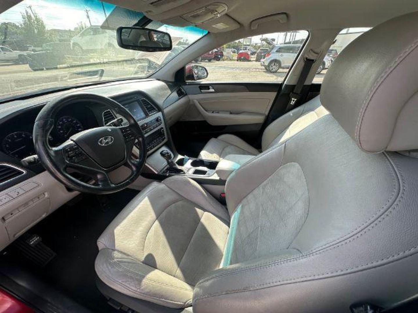 2015 RED Hyundai Sonata Sport (5NPE34AF6FH) with an 2.4L L4 DOHC 16V engine, 6-Speed Automatic transmission, located at 2715 W Pioneer Pkwy, Arlington, TX, 76013, (817) 265-9009, 32.710262, -97.153236 - Photo#14