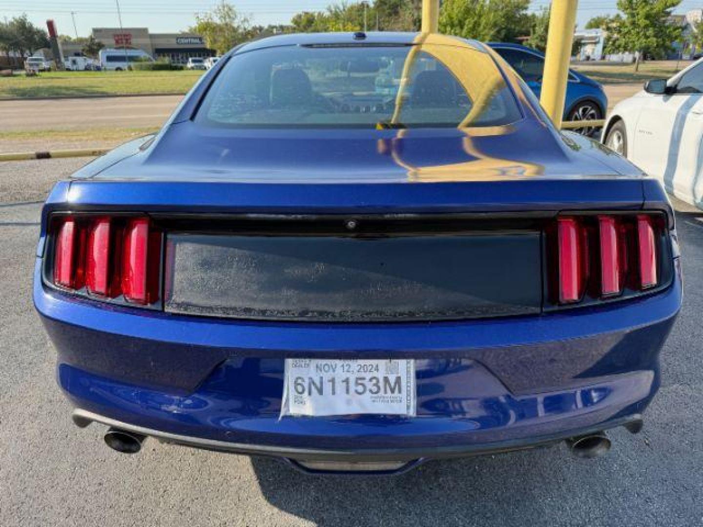 2016 BLUE Ford Mustang EcoBoost Premium Coupe (1FA6P8TH3G5) with an 2.3L L4 DOHC 16V engine, located at 2715 W Pioneer Pkwy, Arlington, TX, 76013, (817) 265-9009, 32.710262, -97.153236 - Photo#6