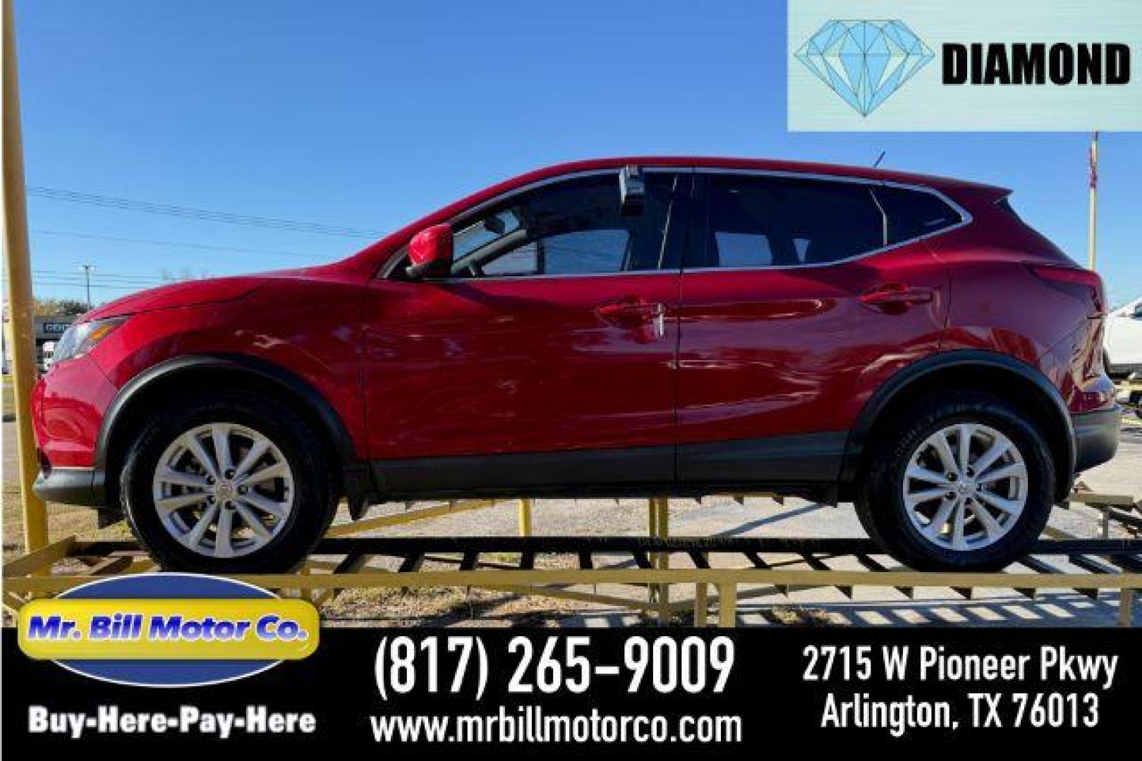 2018 RED Nissan Rogue Sport S (JN1BJ1CPXJW) with an 2.0L L4 DOHC 16V engine, Continuously Variable Transmission transmission, located at 2715 W Pioneer Pkwy, Arlington, TX, 76013, (817) 265-9009, 32.710262, -97.153236 - Photo#0