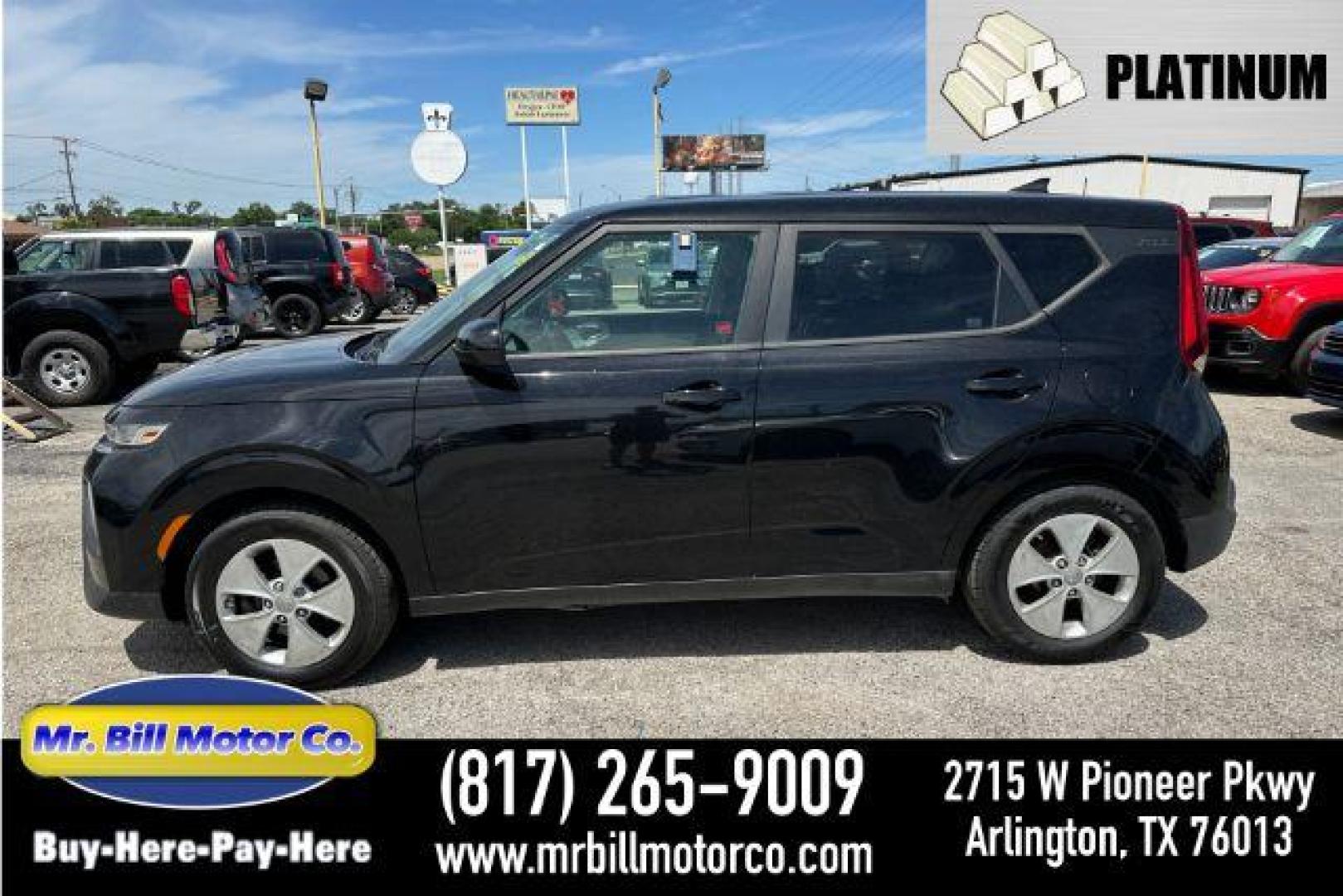 2020 BLACK KIA SOUL LX (KNDJ23AU0L7) , located at 2715 W Pioneer Pkwy, Arlington, TX, 76013, (817) 265-9009, 32.710262, -97.153236 - Photo#0