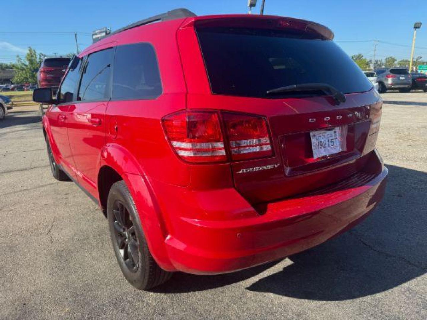 2020 RED Dodge Journey SE Value (3C4PDCAB3LT) with an 2.4L L4 DOHC 16V engine, 6-Speed Automatic transmission, located at 2715 W Pioneer Pkwy, Arlington, TX, 76013, (817) 265-9009, 32.710262, -97.153236 - Photo#7