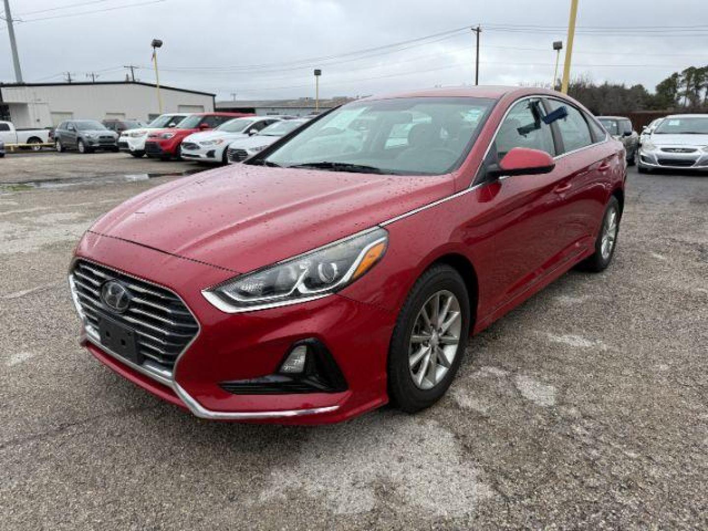 2019 RED Hyundai Sonata SE (5NPE24AF5KH) with an 2.4L L4 DOHC 16V engine, 7-Speed Automatic transmission, located at 2715 W Pioneer Pkwy, Arlington, TX, 76013, (817) 265-9009, 32.710262, -97.153236 - Photo#3
