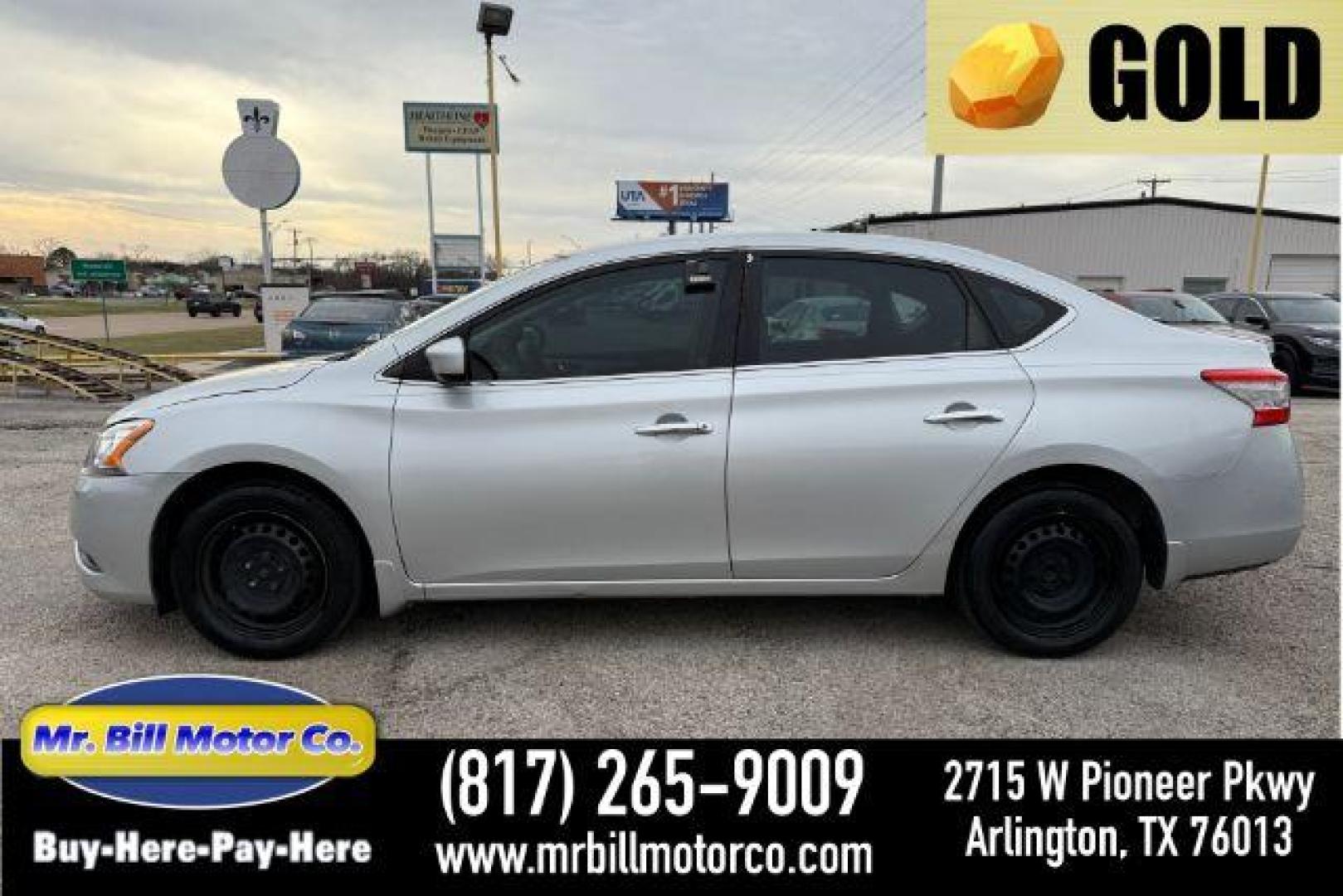 2013 Nissan Sentra SL (1N4AB7AP8DN) with an 1.8L L4 SFI DOHC 16V engine, Continuously Variable Transmission transmission, located at 2715 W Pioneer Pkwy, Arlington, TX, 76013, (817) 265-9009, 32.710262, -97.153236 - Photo#0