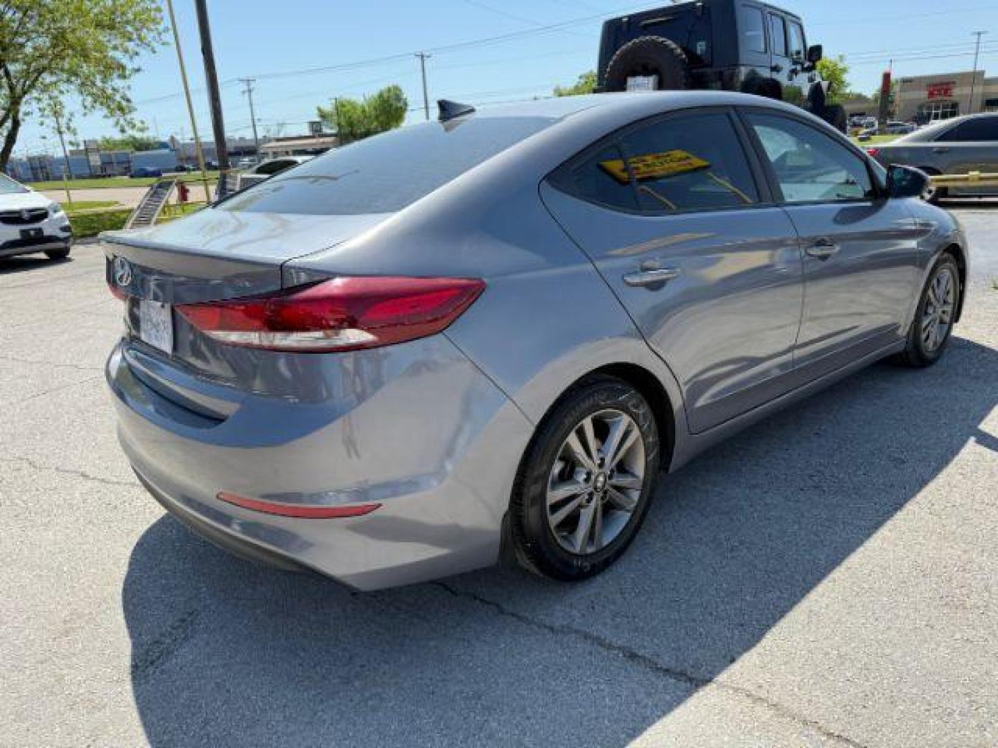 2018 GRAY Hyundai Elantra Value Edition (5NPD84LF5JH) with an Nu 2L I-4 DOHC engine, located at 2715 W Pioneer Pkwy, Arlington, TX, 76013, (817) 265-9009, 32.710262, -97.153236 - Photo#6