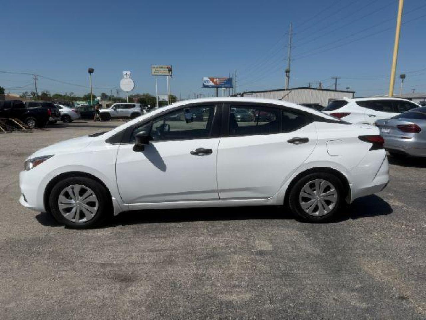 2020 WHITE Nissan Versa S Xtronic CVT (3N1CN8DV8LL) with an 1.6L I-4 DOHC engine, located at 2715 W Pioneer Pkwy, Arlington, TX, 76013, (817) 265-9009, 32.710262, -97.153236 - Photo#2