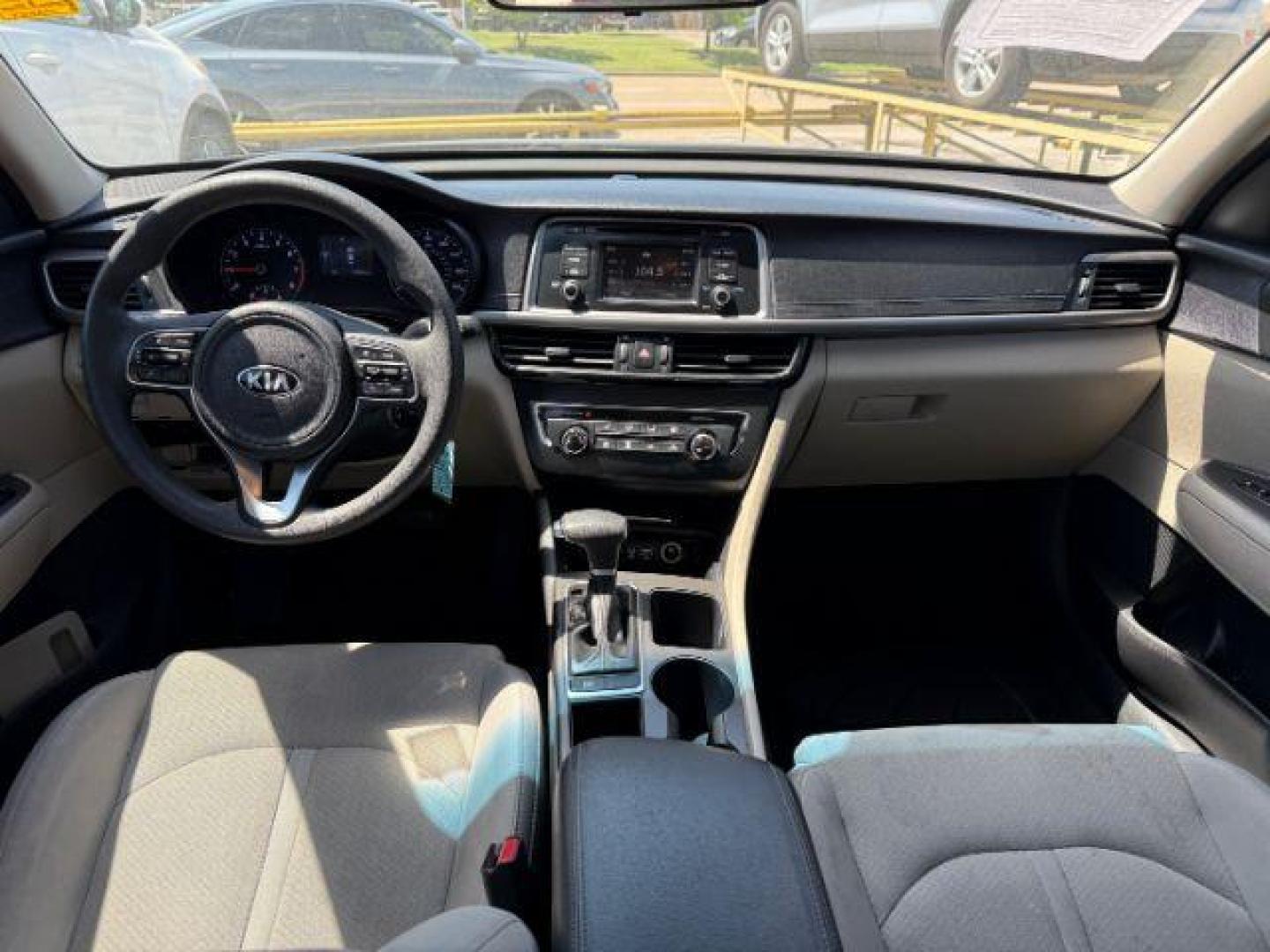 2017 BLACK Kia Optima LX (5XXGT4L3XHG) with an Theta II 2.4L I-4 gasoline direct injection engine, located at 2715 W Pioneer Pkwy, Arlington, TX, 76013, (817) 265-9009, 32.710262, -97.153236 - Photo#12