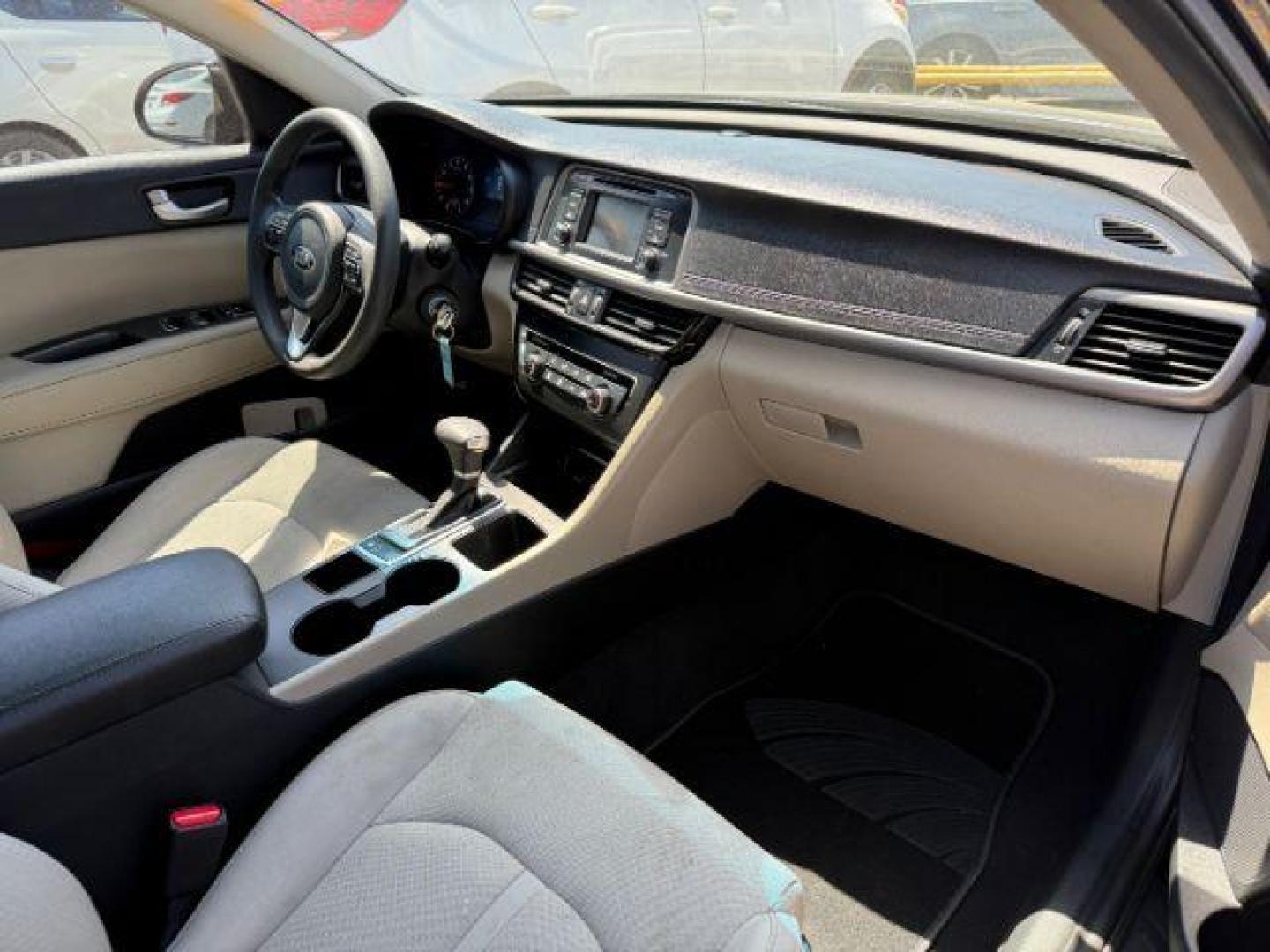2017 BLACK Kia Optima LX (5XXGT4L3XHG) with an Theta II 2.4L I-4 gasoline direct injection engine, located at 2715 W Pioneer Pkwy, Arlington, TX, 76013, (817) 265-9009, 32.710262, -97.153236 - Photo#14