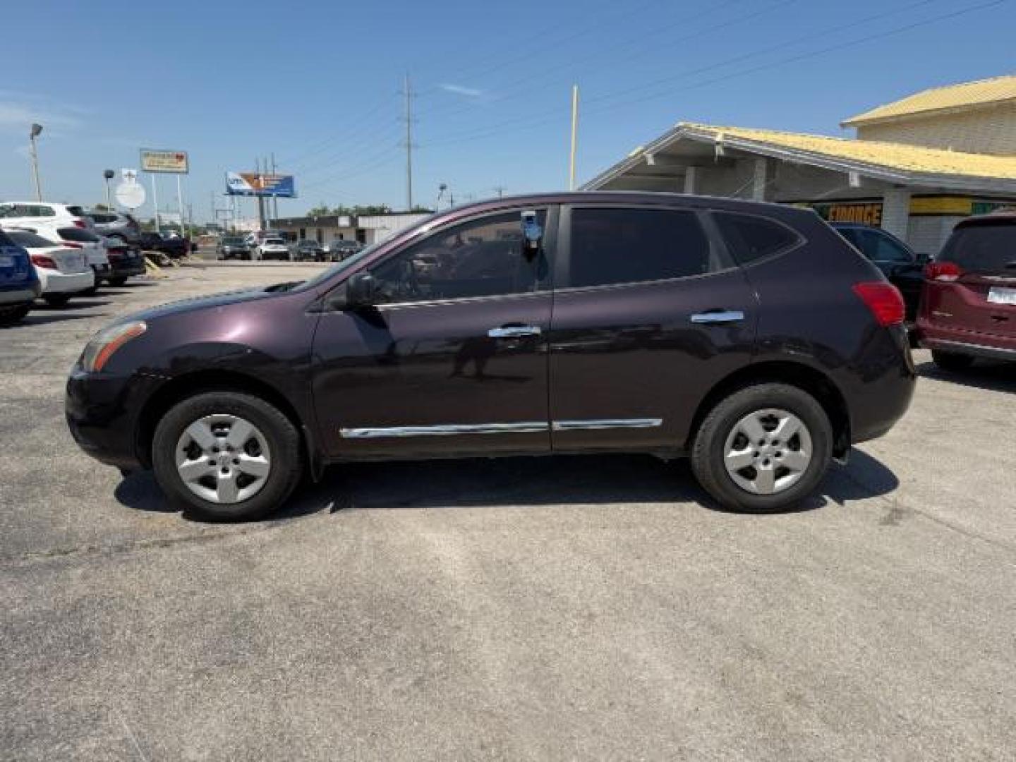 2015 PURPLE Nissan Rogue Select S (JN8AS5MT2FW) with an 2.5L I-4 DOHC engine, located at 2715 W Pioneer Pkwy, Arlington, TX, 76013, (817) 265-9009, 32.710262, -97.153236 - Photo#1