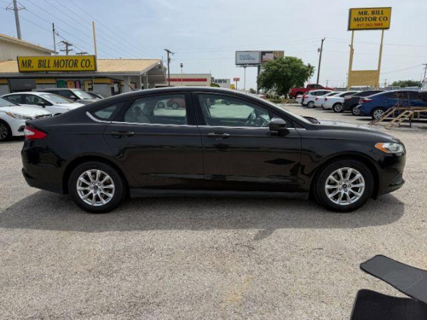 2015 BLACK Ford Fusion S (3FA6P0G78FR) with an Duratec 2.5L I-4 DOHC engine, located at 2715 W Pioneer Pkwy, Arlington, TX, 76013, (817) 265-9009, 32.710262, -97.153236 - Photo#6