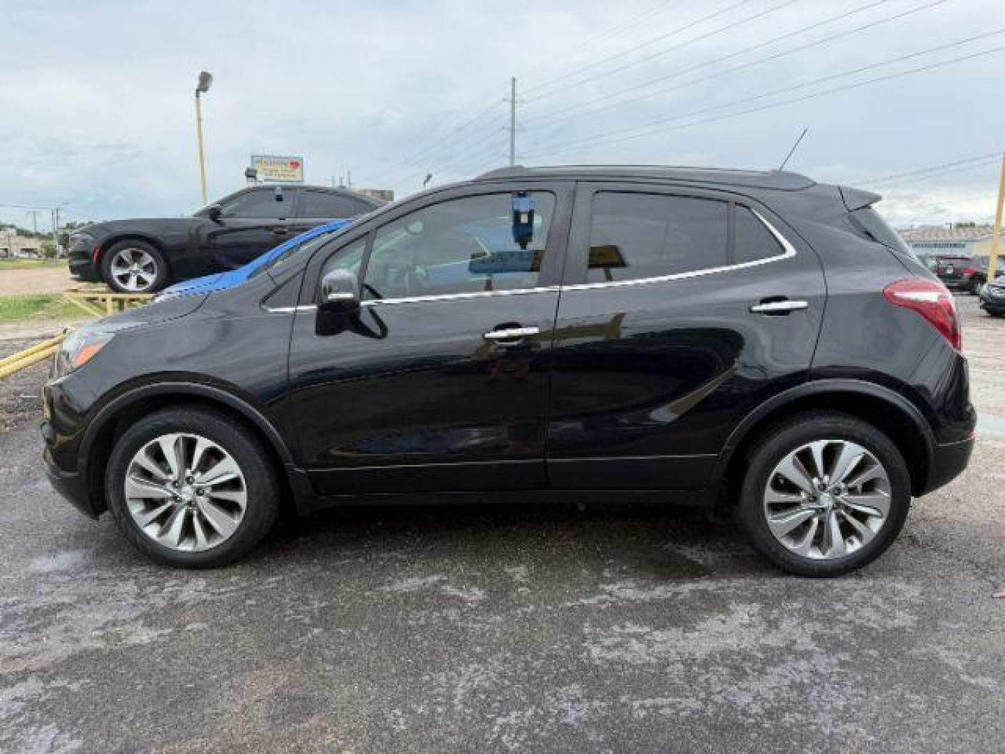 2017 BLACK Buick Encore Preferred (KL4CJASB8HB) with an Ecotec 1.4L I-4 DOHC engine, located at 2715 W Pioneer Pkwy, Arlington, TX, 76013, (817) 265-9009, 32.710262, -97.153236 - Photo#2