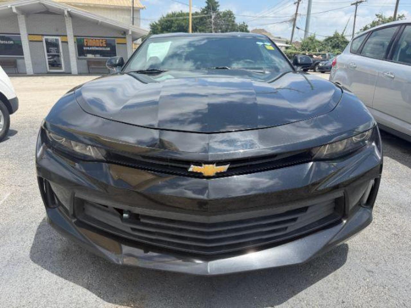 2018 BLACK Chevrolet Camaro 1LT (1G1FB1RX2J0) with an 2L I-4 gasoline direct injection engine, located at 2715 W Pioneer Pkwy, Arlington, TX, 76013, (817) 265-9009, 32.710262, -97.153236 - Photo#3