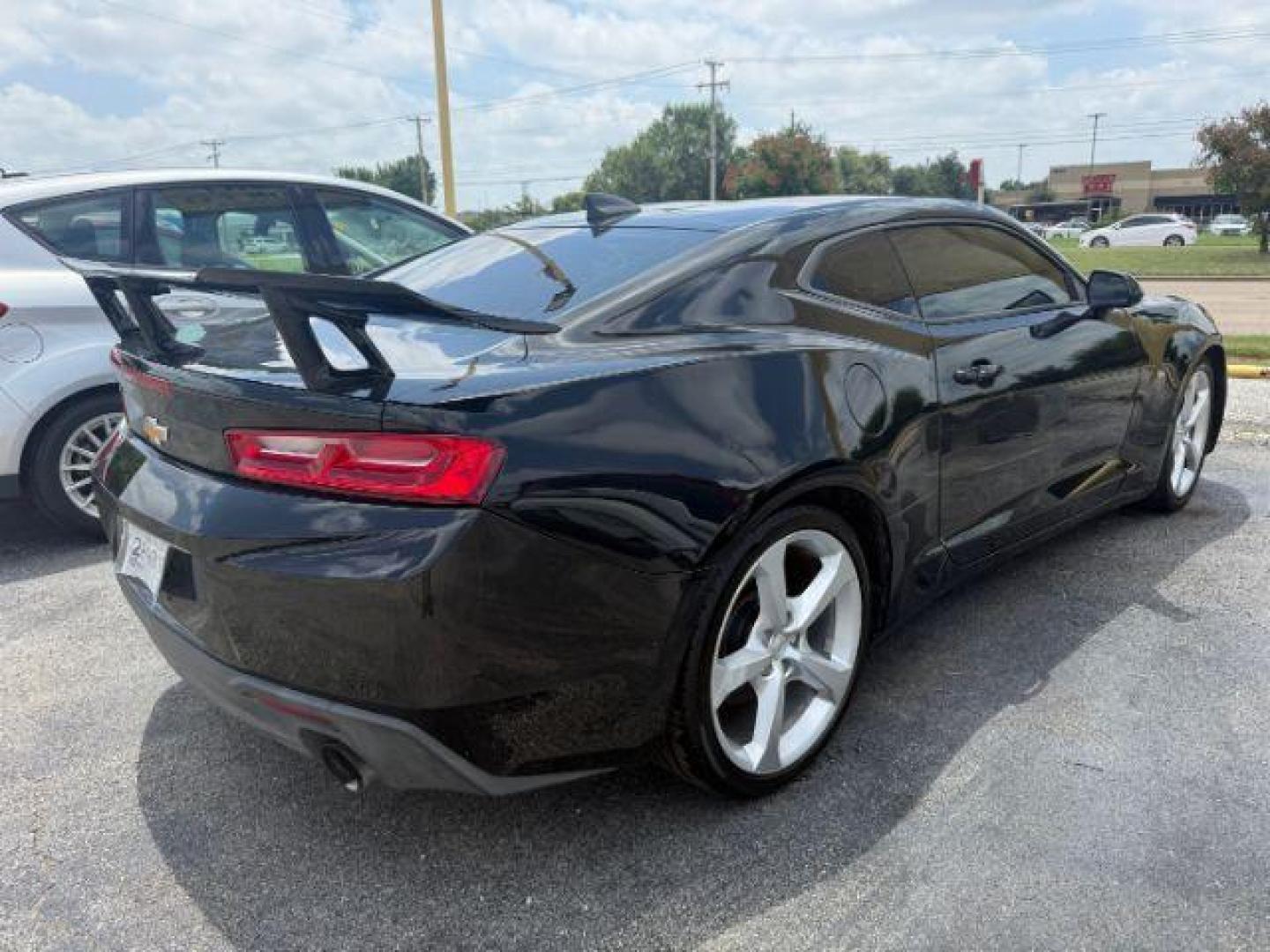 2018 BLACK Chevrolet Camaro 1LT (1G1FB1RX2J0) with an 2L I-4 gasoline direct injection engine, located at 2715 W Pioneer Pkwy, Arlington, TX, 76013, (817) 265-9009, 32.710262, -97.153236 - Photo#5
