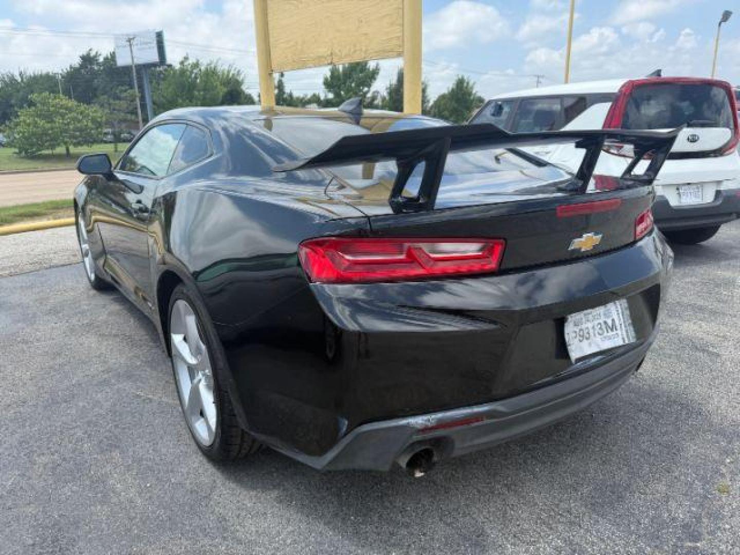 2018 BLACK Chevrolet Camaro 1LT (1G1FB1RX2J0) with an 2L I-4 gasoline direct injection engine, located at 2715 W Pioneer Pkwy, Arlington, TX, 76013, (817) 265-9009, 32.710262, -97.153236 - Photo#7
