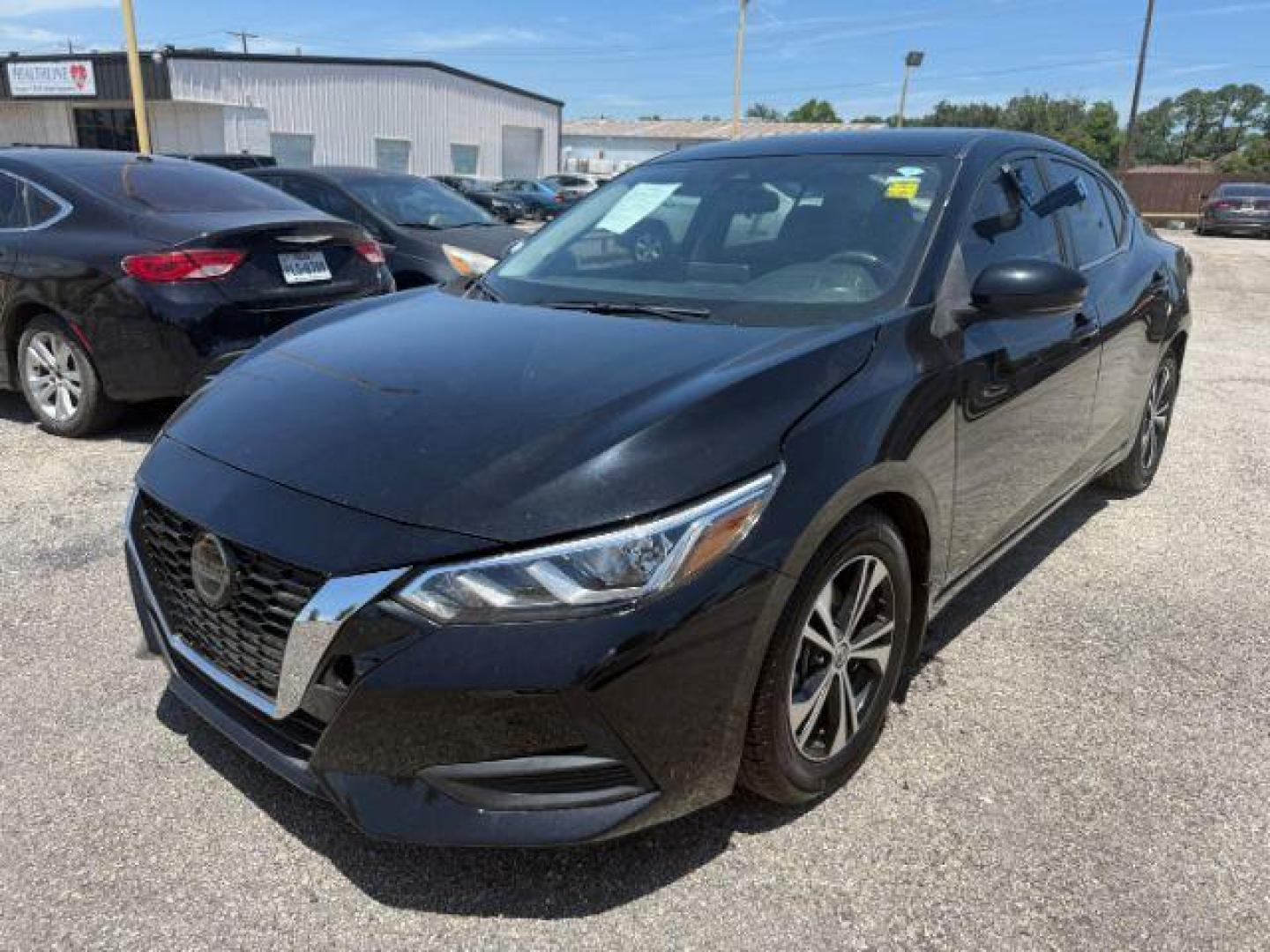 2020 BLACK Nissan Sentra SV Xtronic CVT (3N1AB8CV8LY) with an 2L I-4 gasoline direct injection engine, located at 2715 W Pioneer Pkwy, Arlington, TX, 76013, (817) 265-9009, 32.710262, -97.153236 - Photo#3