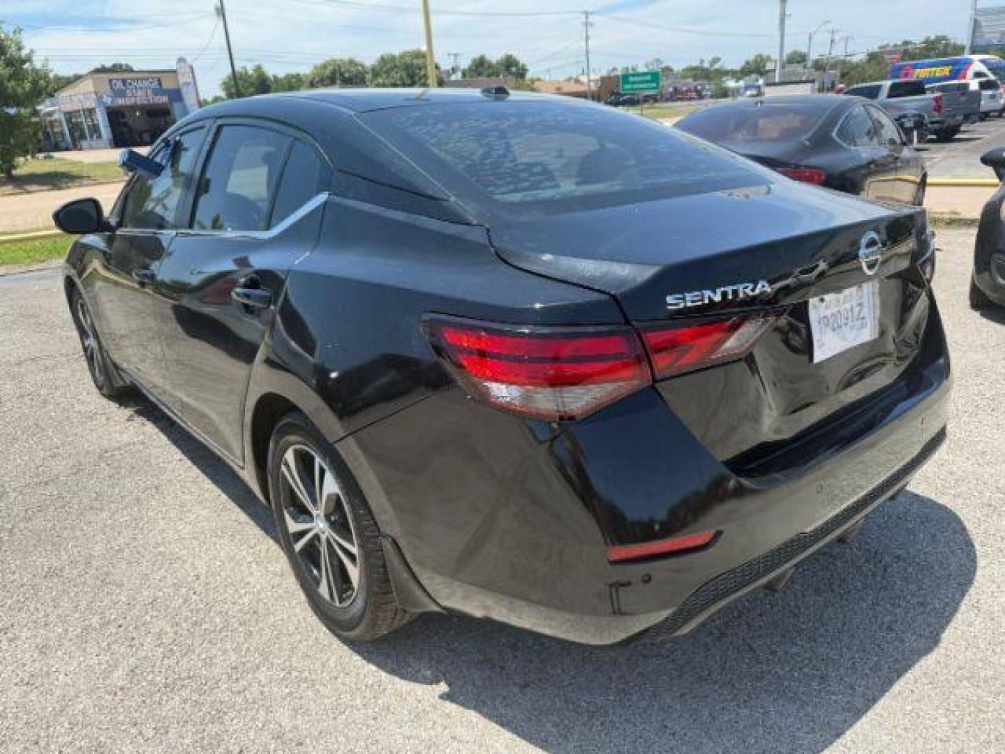 2020 BLACK Nissan Sentra SV Xtronic CVT (3N1AB8CV8LY) with an 2L I-4 gasoline direct injection engine, located at 2715 W Pioneer Pkwy, Arlington, TX, 76013, (817) 265-9009, 32.710262, -97.153236 - Photo#8