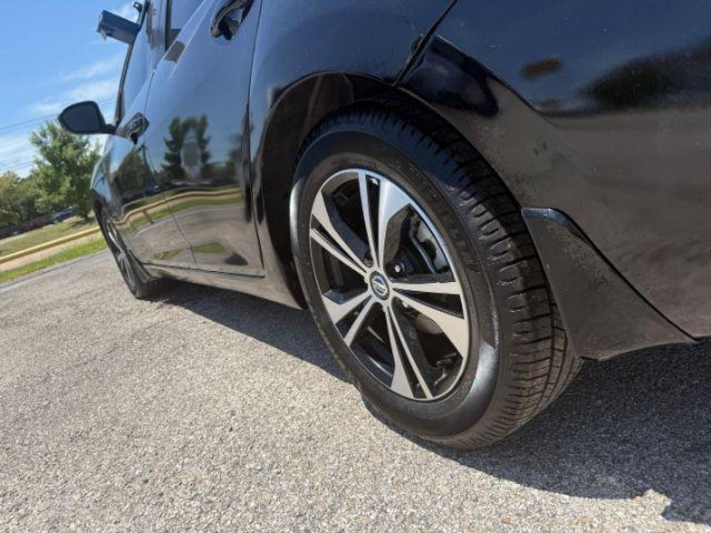2020 BLACK Nissan Sentra SV Xtronic CVT (3N1AB8CV8LY) with an 2L I-4 gasoline direct injection engine, located at 2715 W Pioneer Pkwy, Arlington, TX, 76013, (817) 265-9009, 32.710262, -97.153236 - Photo#9
