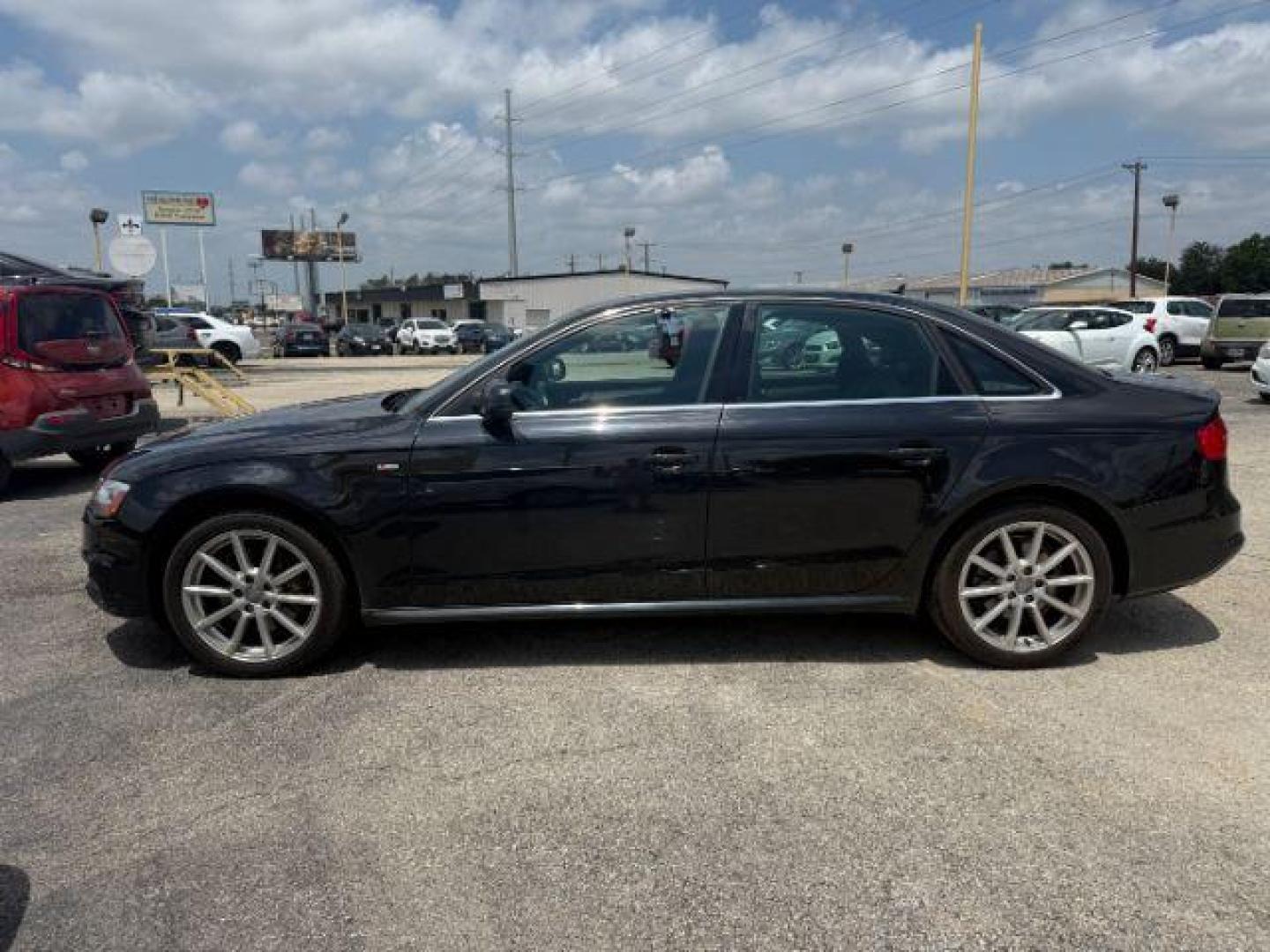 2014 BLACK Audi A4 2.0T Premium (WAUFFAFL6EN) with an 2L I-4 gasoline direct injection engine, located at 2715 W Pioneer Pkwy, Arlington, TX, 76013, (817) 265-9009, 32.710262, -97.153236 - Photo#2