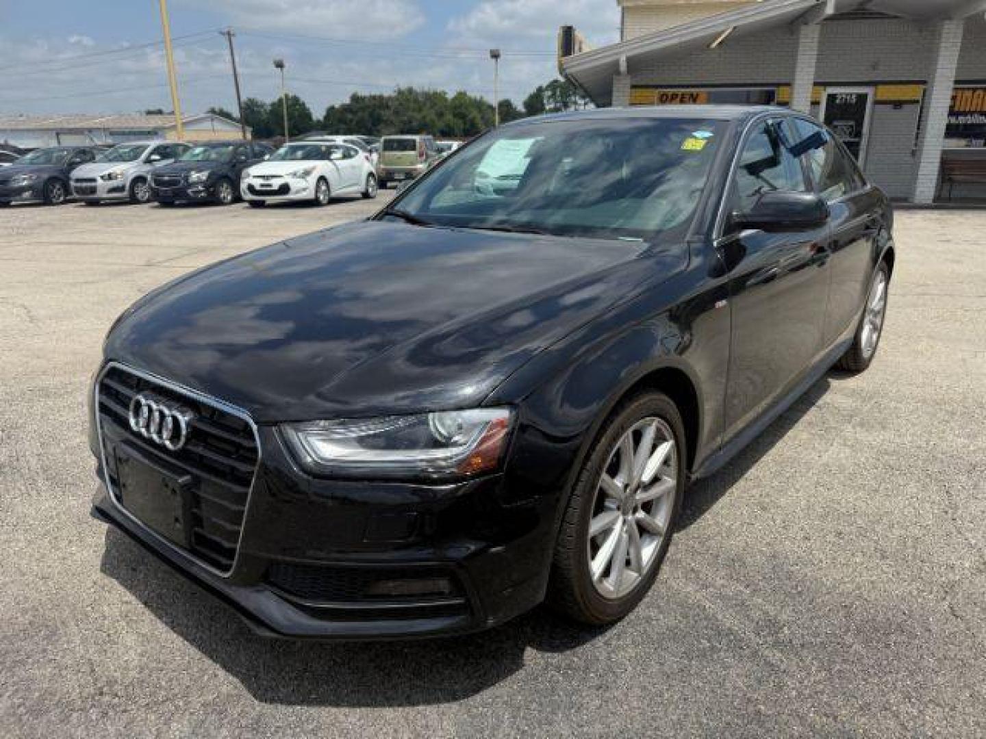 2014 BLACK Audi A4 2.0T Premium (WAUFFAFL6EN) with an 2L I-4 gasoline direct injection engine, located at 2715 W Pioneer Pkwy, Arlington, TX, 76013, (817) 265-9009, 32.710262, -97.153236 - Photo#3